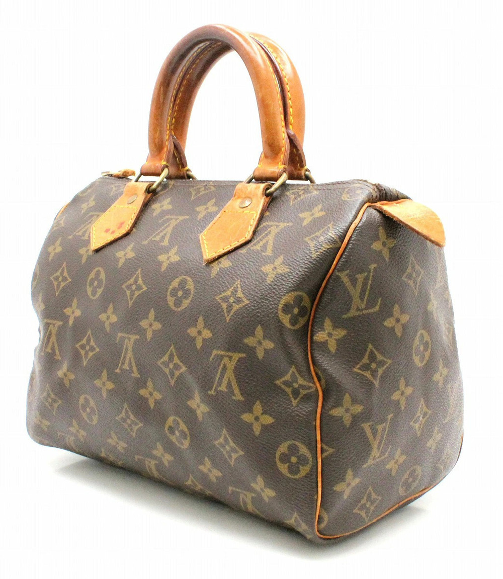 Louis Vuitton Speedy Boston Bag Handbag Monogram Brown